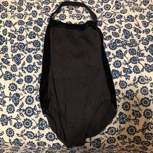 ABT Capezio black velvet leotard/bodysuit